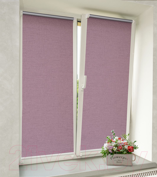 Изображение товара Рулонная штора Delfa Сантайм Эстера Термо-Блэкаут СРШ-01МП 70308 (81x170, розовый)