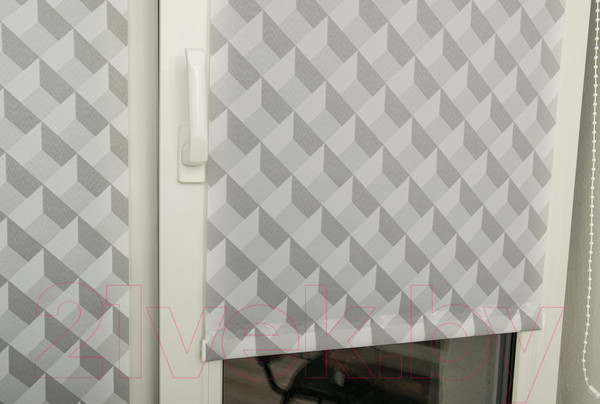 Изображение товара Рулонная штора Delfa Сантайм Глория СРШ-01М 25814 (68x170, серый)