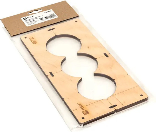 Изображение товара Шаблон разметочный EKF Для подрозетников / sh-d72-3