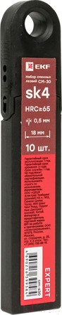 Изображение товара Набор сменных лезвий EKF СМ-30 18мм / cm-s30 (10шт)