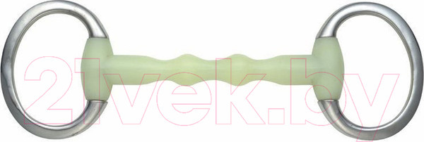 Изображение товара Трензель для лошади Shires Equikind прямой ребристый 11.5см / 531/4.5