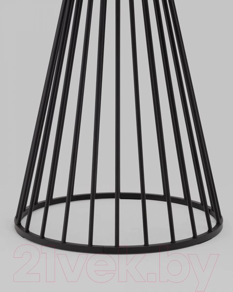 Изображение товара Обеденный стол Stool Group Ливерпуль 120x120 (стекло/ножки черные)