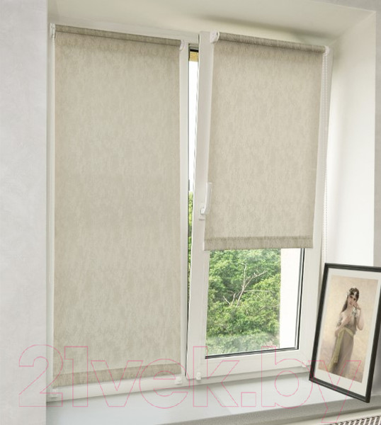 Изображение товара Рулонная штора Delfa Сантайм Марс СРШ-01 МД 27014 (52x170, серый)