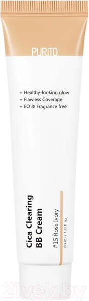 Изображение товара BB-крем Purito Cica Clearing BB Cream 15 Rose Ivory (30мл)