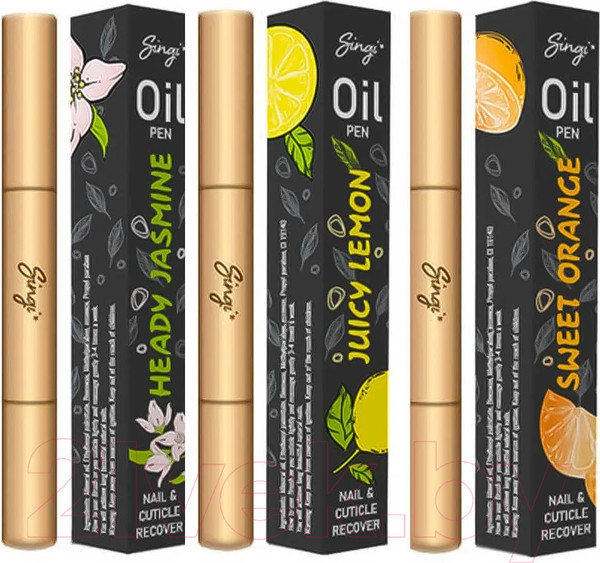 Изображение товара Масло для кутикулы Singi Oil Pen Nail & Cuticle Recover Heady Jasmine (2мл)