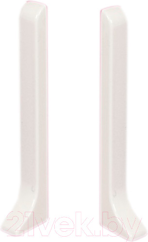 Изображение товара Заглушка для плинтуса Profiling ПЛ-60 (2шт, белый муар)