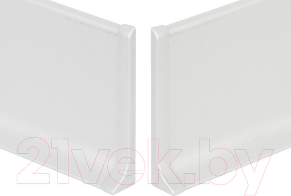 Изображение товара Заглушка для плинтуса Profiling ПЛ-60 (2шт, серебро/матовый)