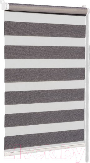 Изображение товара Рулонная штора Delfa Сантайм День&Ночь Best СРШ-01МК 41175 (81x160, темно-серый)