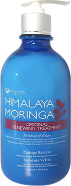 Изображение товара Кондиционер для волос Pogonia Обновляющий с маслом моринги и гималайской солью (500мл)