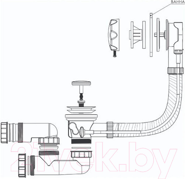 Изображение товара Сифон Bettoserb 125315