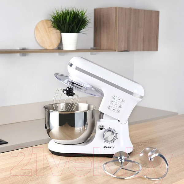 Изображение товара Миксер стационарный Scarlett SC-SM10S50 (белый)