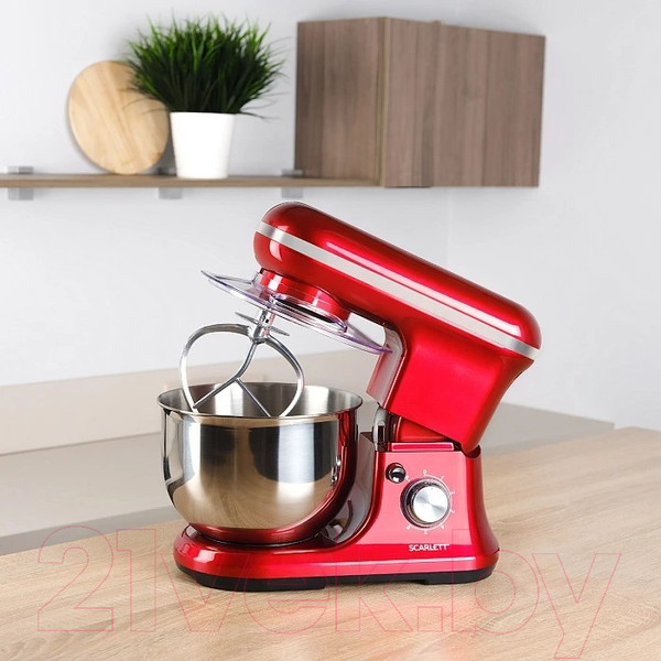 Изображение товара Миксер стационарный Scarlett SC-SM10S51 (красный)