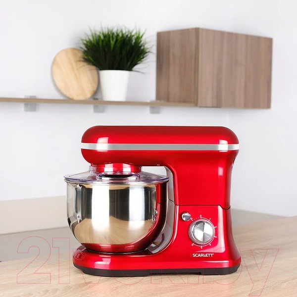 Изображение товара Миксер стационарный Scarlett SC-SM10S51 (красный)