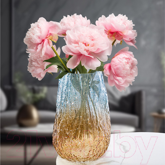 Изображение товара Ваза Elan Gallery 390190 (бежевый/голубой)