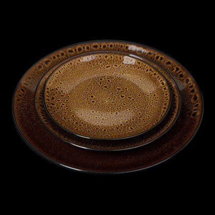 Изображение товара Тарелка закусочная (десертная) No Brand Tvist Madeira / фк6100 (коричневый)