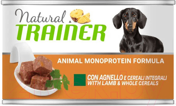 Изображение товара Влажный корм для собак Trainer Dog Small & Toy с ягненком и рисом (150г)