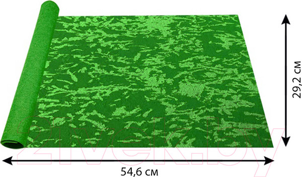 Изображение товара Коврик для террариума Mclanzoo 54.6x29.2см / 8626022/MZ (текстиль, зеленый/хаки)