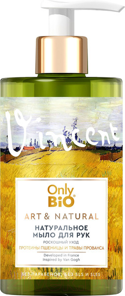 Изображение товара Мыло жидкое Only Bio Art & Natural Протеины пшеницы и травы Прованса (420мл)