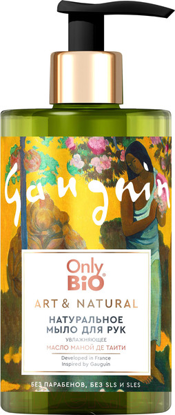 Изображение товара Мыло жидкое Only Bio Art & Natural Увлажняющее Масло маной де Таити (420мл)
