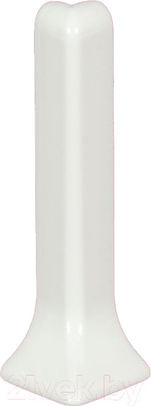 Изображение товара Уголок для плинтуса Profiling Наружный для ПЛ-40 (белый муар)