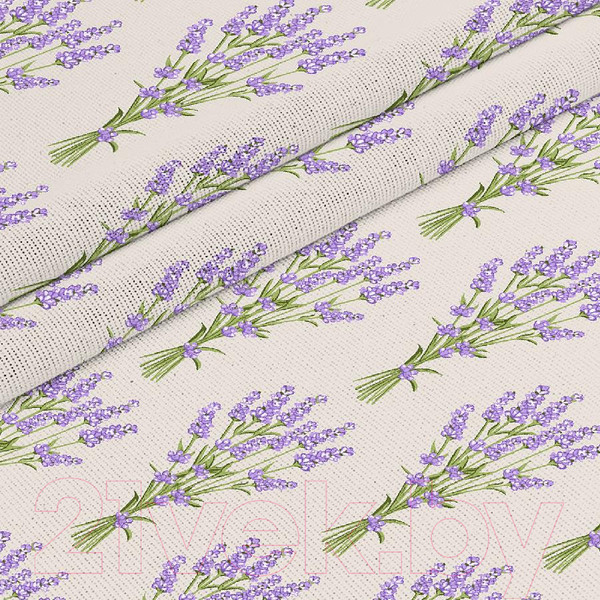 Изображение товара Скатерть ВАСИЛИСА ДН-10 145x180 / 293716 (букет лаванды)