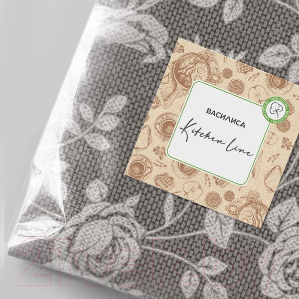 Изображение товара Скатерть ВАСИЛИСА ДН-10 145x180 / 293720 (розы на льне)