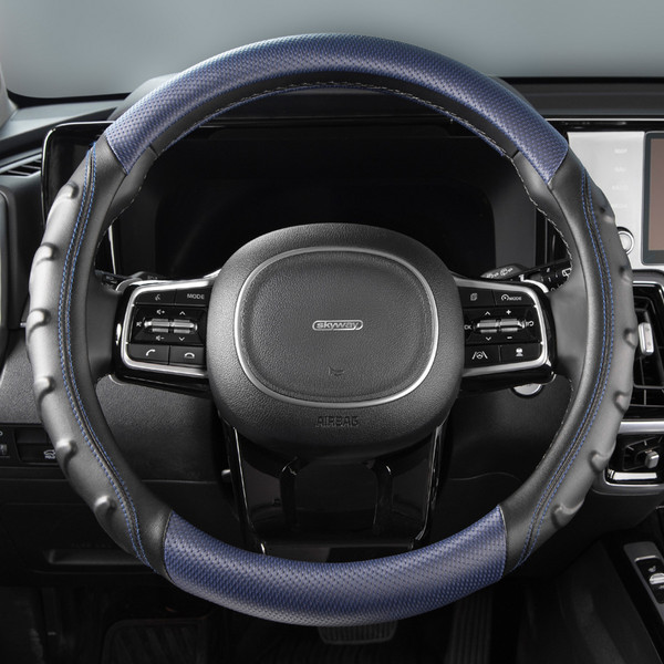 Изображение товара Оплетка на руль Skyway Carbon 2 M / S01102425 (черный/синий)