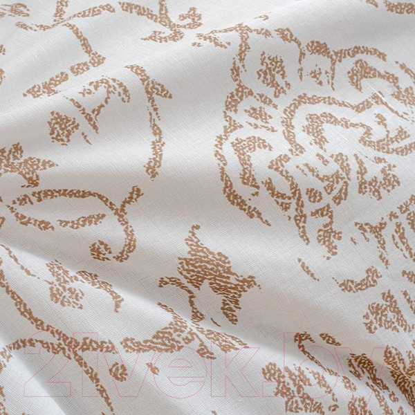 Изображение товара Комплект постельного белья Лен наш Стефания Семейный / 283300 (белый/бежевый)