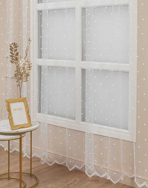 Изображение товара Гардина Amore Mio RR 161493-w/viskeyt 300x270 / 9089 (белый)