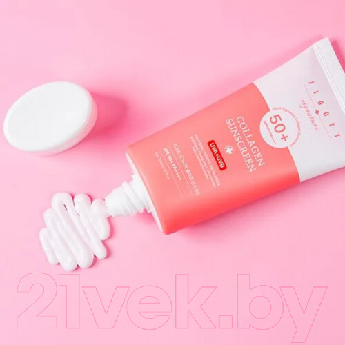 Изображение товара Крем солнцезащитный Jigott Signature Collagen Sunscreen (70мл)