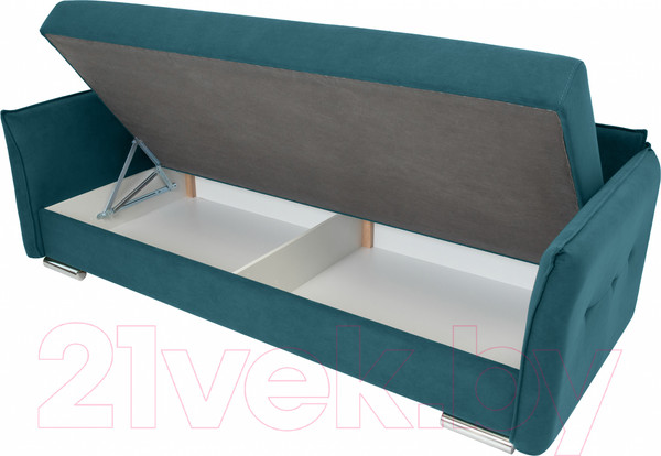 Изображение товара Тахта KRONES Эллада 2 New (велюр темно-бирюзовый)