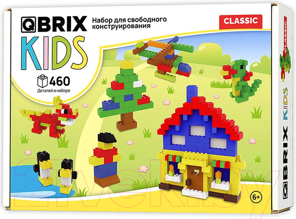 Изображение товара Конструктор QBRIX Kids Classic 30010