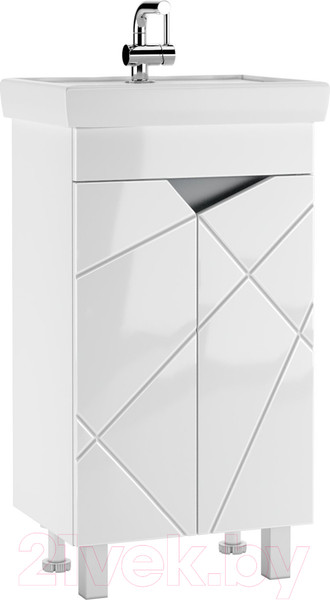 Изображение товара Тумба под умывальник Домино Томь 50 Vector без ящика