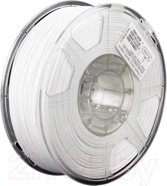 Изображение товара Пластик для 3D-печати eSUN PETG / т0033348 (2.85мм, 1кг, Solid White)