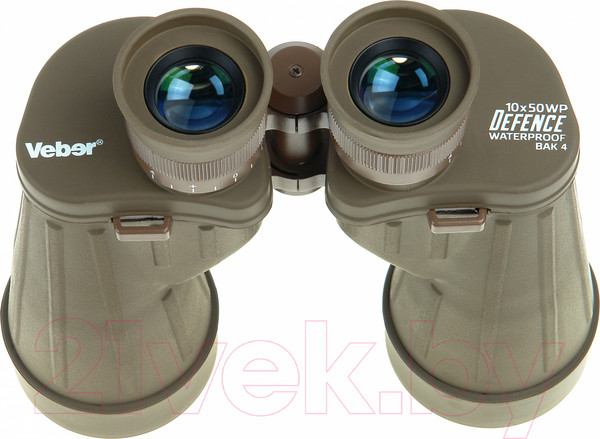 Изображение товара Бинокль Veber Defence 10x50 WP / 30418 (зеленый)