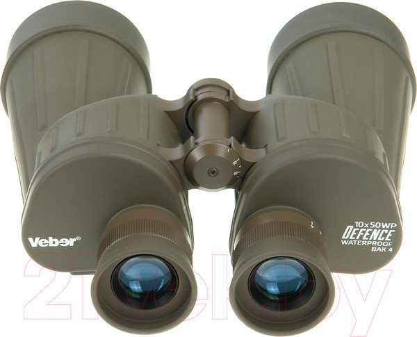 Изображение товара Бинокль Veber Defence 10x50 WP / 30418 (зеленый)