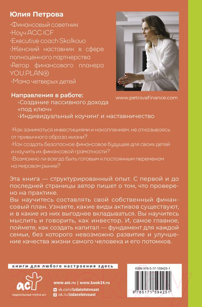 Изображение товара Книга АСТ Активные деньги / 9785171594251 (Петрова Ю.И.)