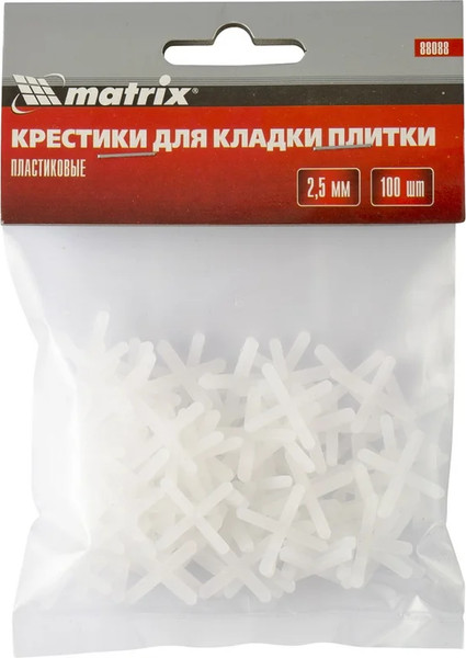 Изображение товара Крестики для укладки плитки Matrix 88088 (100шт)