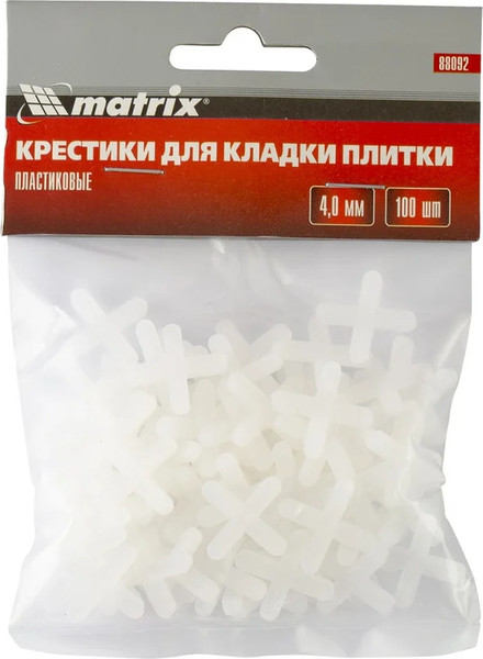 Изображение товара Крестики для укладки плитки Matrix 88092 (100шт)