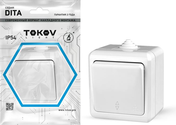 Изображение товара Выключатель Tokov Electric TKL-DT-P1-C01-IP54