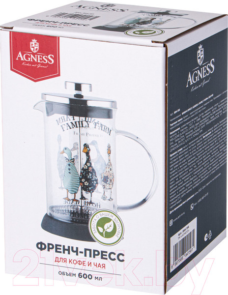 Изображение товара Френч-пресс Agness 894-156