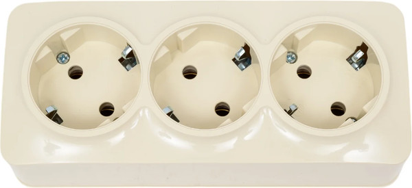 Изображение товара Розетка Tokov Electric Frea TKE-FR-R3Z-C02 (бежевый)