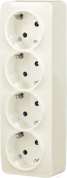 Изображение товара Розетка Tokov Electric Frea TKE-FR-R4Z-C02 (бежевый)