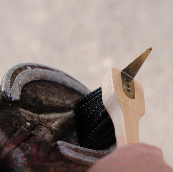 Изображение товара Щетка для животных Ezi-Groom Крючок для копыт Premium / 1725/WOOD