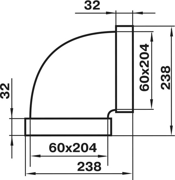 Изображение товара Колено воздуховода Zernberg 10192041
