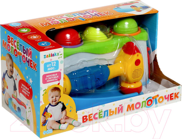 Изображение товара Развивающий игровой набор Zabiaka Веселый молоточек / 9837069