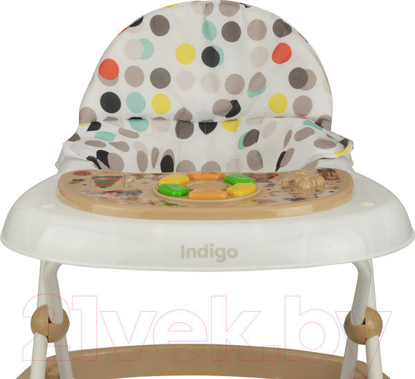Изображение товара Ходунки INDIGO Bubble (бежевый/белый)