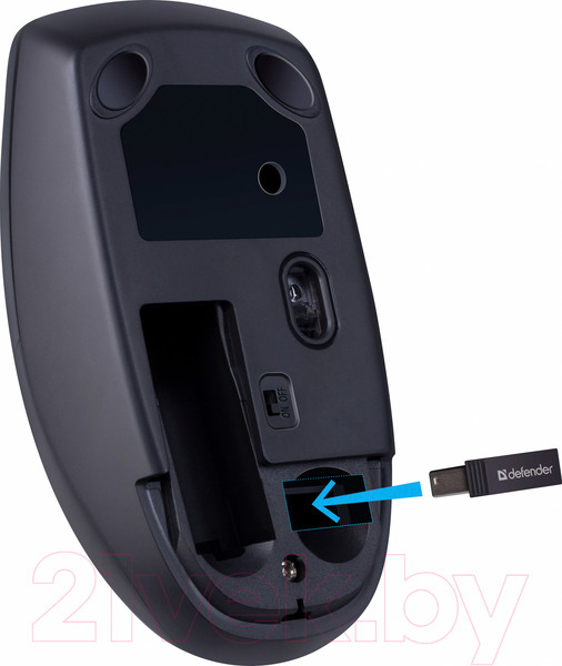 Изображение товара Мышь Defender Modern MB-985 / 52985 (черный)