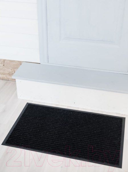 Изображение товара Коврик грязезащитный ComeForte Floor Mat Стандарт 80x120 (черный)