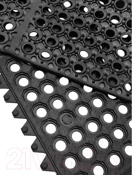 Изображение товара Коврик грязезащитный ComeForte HM 16MM 45x75 (черный)